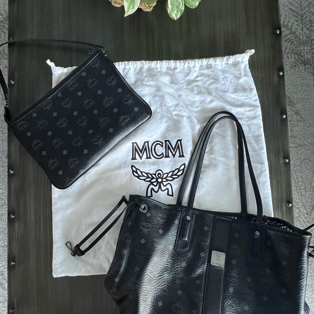 MCM Liz Reversible Medium Tote